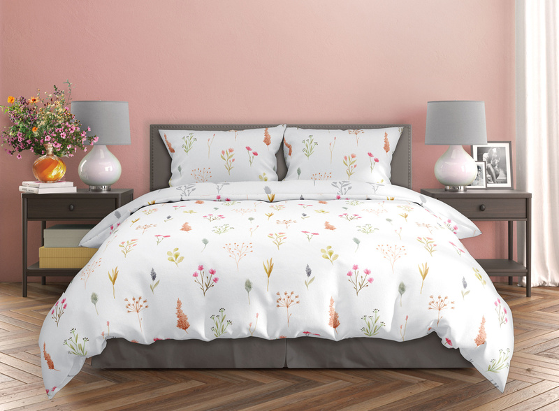 Posteľná súprava z bavlneného saténu 160x200+ 2x70x80 Milagro Verde 022