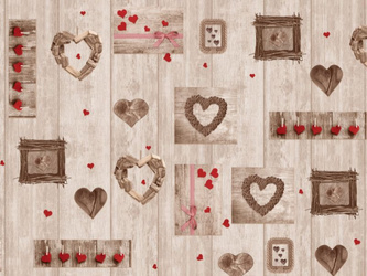 PVC Obrusy s Textilným Podkladom Mirella 108/A