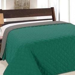 Obojstranné Prehozy na Posteľ Vigo II Emerald Grafit 013- Bez Vankúšov 220x240