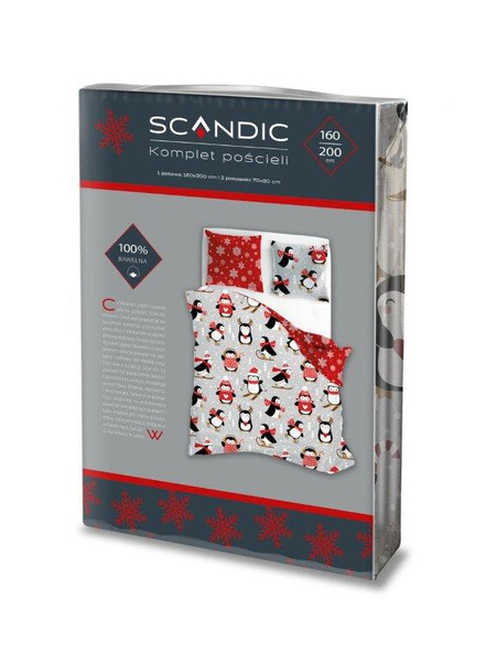 Bavlnené Posteľné Súpravy 220x200+ 2x70x80 Scandic 076