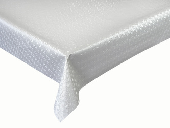 PVC Obrusy s Textilným Podkladom Pearl ZG-6263A WHITE