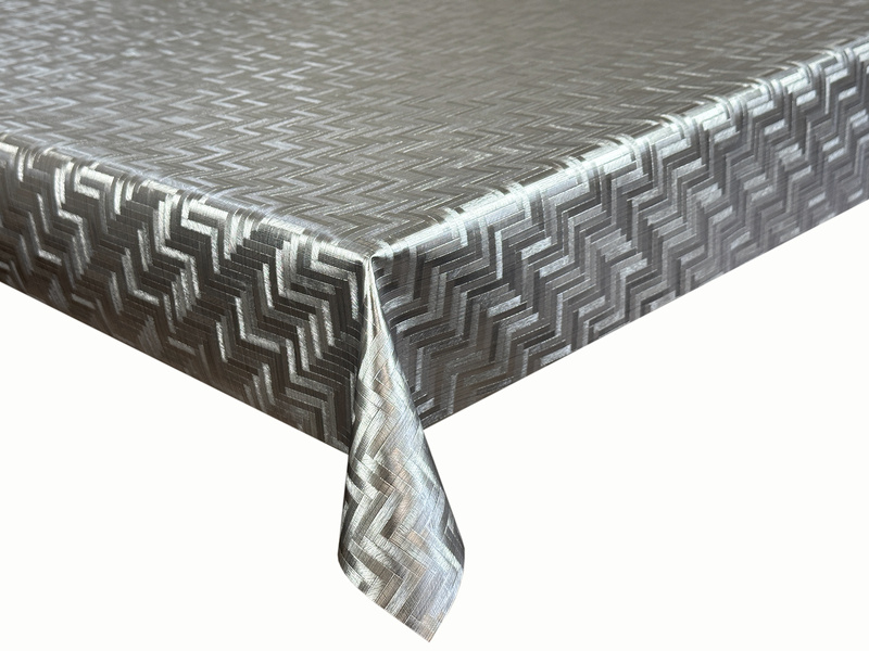 PVC Obrusy s Textilným Podkladom 3D Metallico T-7158C v Rolkách 