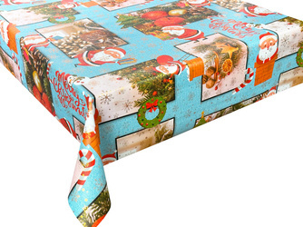 PVC Obrusy s Textilným Podkladom 137 Holiday SDTJ-81506-4