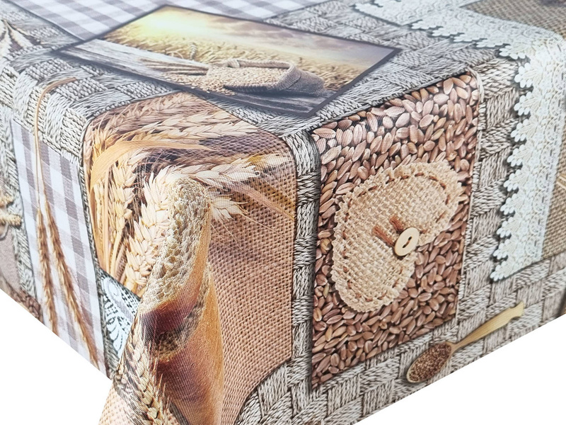 PVC Obrusy s Textilným Podkladom Textil BY-5799A