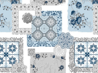 PVC Obrusy s Textilným Podkladom Mirella 04/A