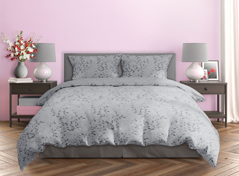 Posteľná súprava z bavlneného saténu 160x200+ 2x70x80 Milagro Verde 025