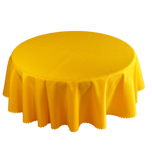 Obrusy s Nešpinivou Úpravou I Žltá Okrúhly