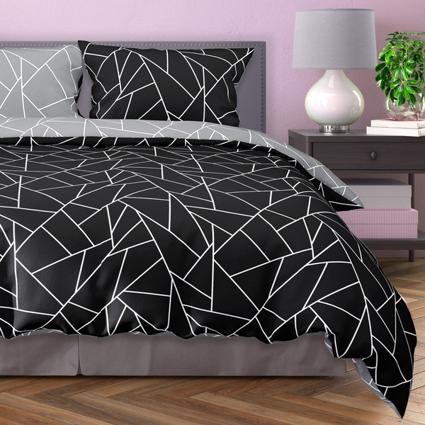 Posteľná súprava z bavlneného saténu 160x200+ 2x70x80 Milagro Verde 007