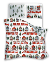 Bavlnené Posteľné Súpravy 220x200+ 2x70x80 Scandic 075