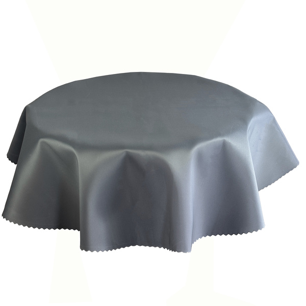 Obrusy s Nešpinivou Úpravou 114 GN Grafit Okrúhly