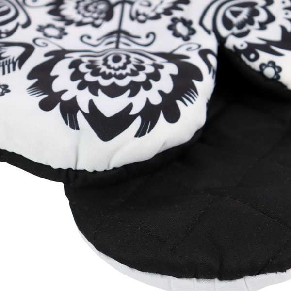 Kuchyňská Zástěra a 2 Kuchynské Rukavice s Magnetom Folk II 2267C SADA