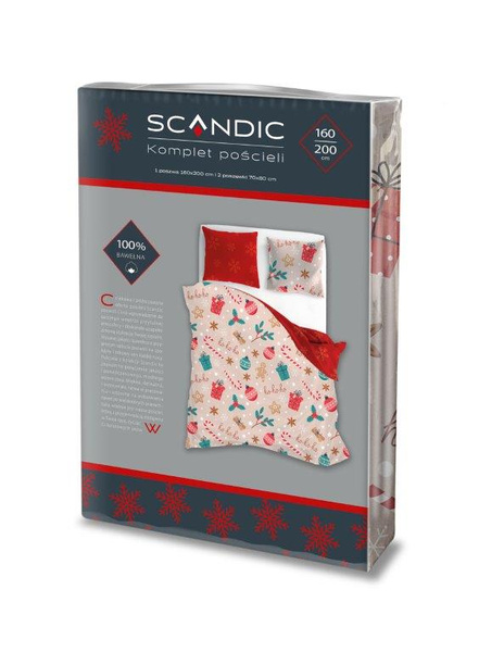 Bavlnené Posteľné Súpravy 160x200+ 2x70x80 Scandic 082