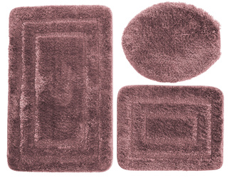 Kúpeľňové Koberčeky Alor Fialový- 3 ks