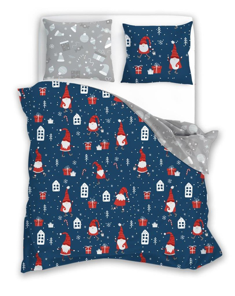 Bavlnené Posteľné Súpravy 220x200+ 2x70x80 Scandic 081