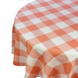 Obrusy s Nešpinivou Úpravou Alice Káro Losos Okrúhly