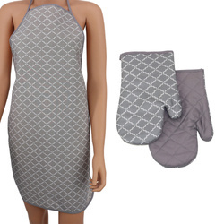 Kuchyňská Zástěra a 2 Kuchynské Rukavice s Magnetom Clover K3290B SADA