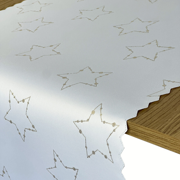 Obojstranné Behúne s Nešpinivou Úpravou Zlato Biela Vianoce Slávnostné 2561