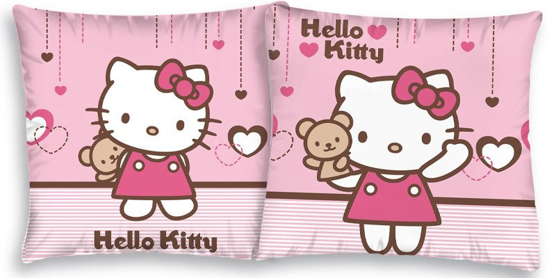 Obojstranná Obliečka na Vankúš Hello Kitty 01P 40x40 cm