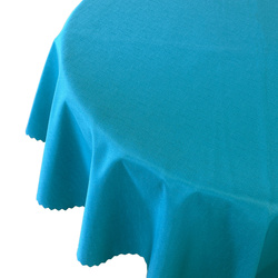 Obrusy s Nešpinivou Úpravou I Tyrkysová Okrúhly