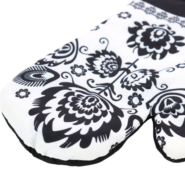 Kuchyňská Zástěra a 2 Kuchynské Rukavice s Magnetom Folk II 2267C SADA