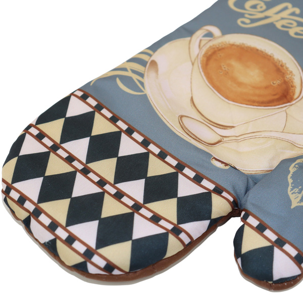 Kuchyňská Zástěra a 2 Kuchynské Rukavice s Magnetom Coffee II 0418FS38 SADA