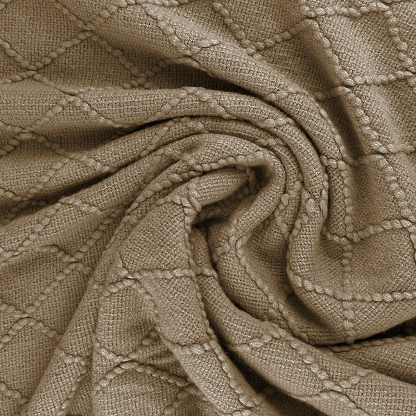 Deka Žakárová So Strapcami Neria 	Béžový Taupe 150x200 cm