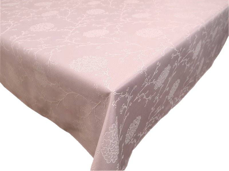 Obrusy Úpravou Jacquard Ines Fialové kvety