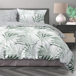 Posteľná súprava z bavlneného saténu 220x200+ 2x70x80 Milagro Verde 004
