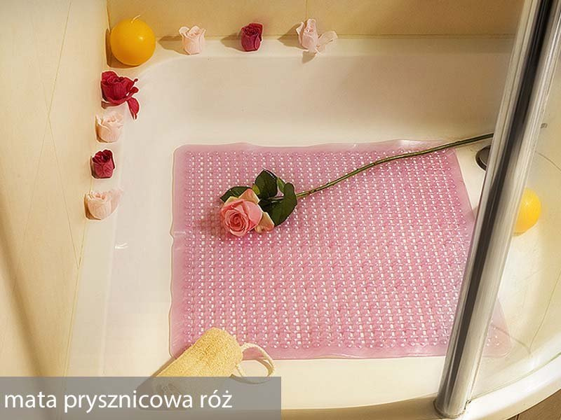 Protišmykové Sprchové Rohože Ramsi Ružová