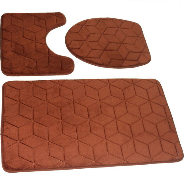 Kúpeľňové Koberčeky Sumba Hnedý 31 - 3 ks