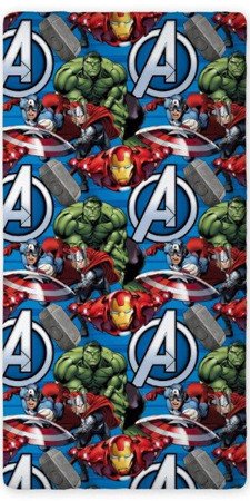 Bavlnená Plachta Avengers 02 90x200 cm