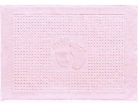 Bavlnené Kúpeľňové predložky Feet Ružová 50x70 cm