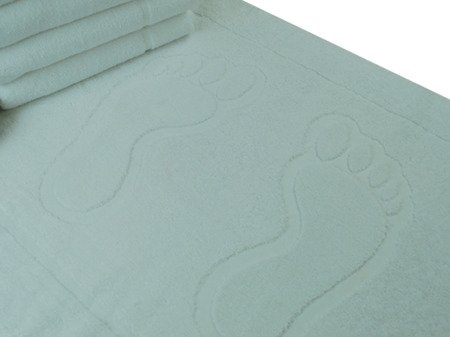 Bavlnené Kúpeľňové predložky Hotelové Feet 650 gsm Białe 50x70 cm