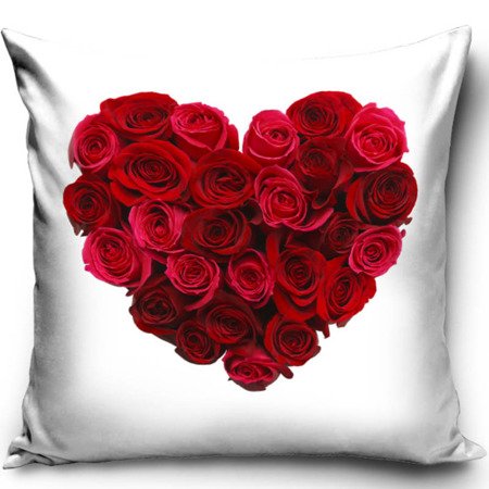 Dekoračný Vankúšik Valentines Rose Heart VAL191001 40x40 cm