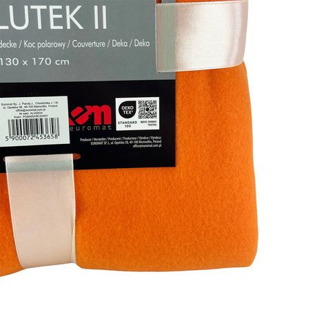 Fleecová Deka Milutek 150x200 Oranžová