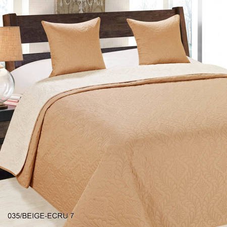 Obojstranné Prehozy na Posteľ Vigo II Beige-Ecru 35 180x220+2x40x40