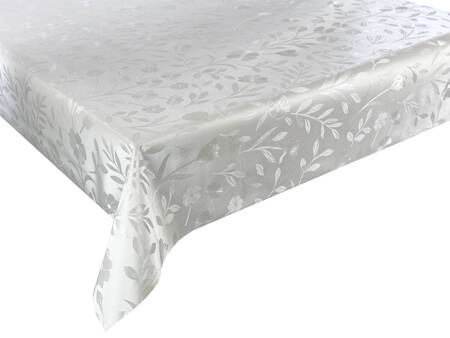 PVC Obrusy s Textilným Podkladom Pearl ZG-7161A WHITE