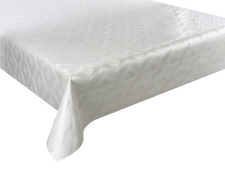 PVC Obrusy s Textilným Podkladom Pearl ZG-7164A WHITE